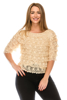 Picture of CROCHET 3/4 SLEEVE TOP